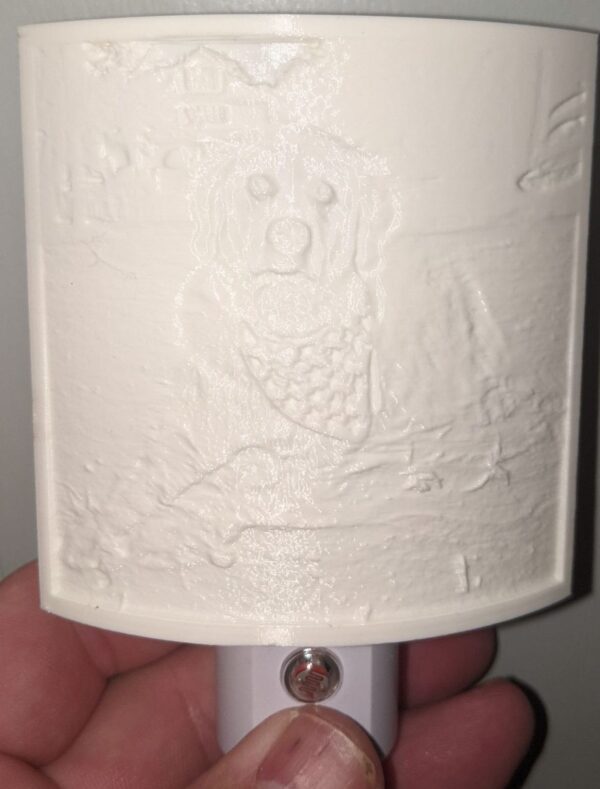 Personalized lithophane nightlight (OG design) - Image 5