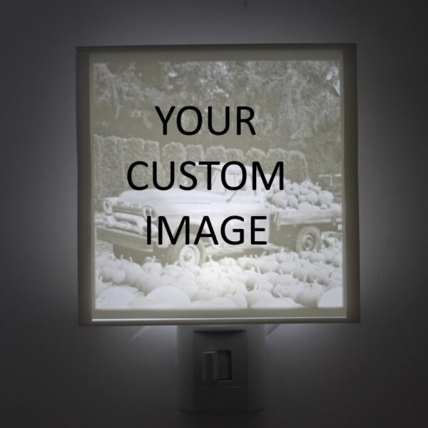 Personalized lithophane nightlight (Replaceable photo design)